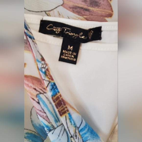 💚5/$25 Floral Romper Flowy Maxi Top Dress Shorts Combo Size Medium - Picture 13 of 13